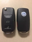 New Pair Volkswagen Keyless Entry Remote Fob Oem Transmitter Uncut 753 H. Fixed Price $54.99.