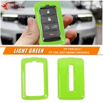 Light Green Car Key Fob Case Protect Shell Trim For Jeep Grand Cherokee 2021+ Us. Fixed Price $10.40.