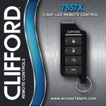 Clifford 7857X 2-WAY Led Replacement Remote Control The Old 7856X. Fixed Price $79.99.