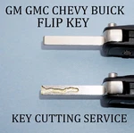 Gmc Chevy Buick Flip Keyless Remote Transmitter Cutting Service. Fixed Price $16.96.