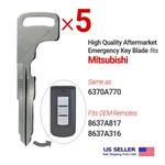 5X Emergency Insert Key Blade For Mitsubishi Same As 6370A770. Fixed Price $13.95.