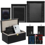 Dansydaisy Faraday Box & Bags Set (8 Pack) For Car Keys Signal Blocking Black. Fixed Price $54.34.