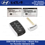 Genuine Oem 95440D2000NNB Fob Smart Key W/ Blank For Hyundai Genesis G90. Fixed Price $93.58.