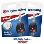 2X Remote Key For 2013 2014 2015 2016 2017 Toyota Highlander RAV4 GQ4-52T. Fixed Price $24.95.