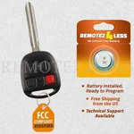 Keyless Entry Remote For 2003 2004 2005 2006 2007 Toyota Land Cruiser Fob. Fixed Price $14.95.