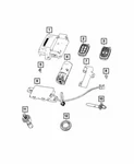 Genuine Mopar 2017-2023 Chrysler Pacifica Front Keyless Transmitter 68238689AC. Fixed Price $121.49.