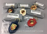 Genuine Porsche Leather Crest Key Chain Ring WAP05009 911 924 993 964 968 944. Fixed Price $59.95.