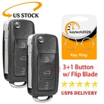 2 Remote Car Key Fob Case Shell Button For Vw Golf MK4 Beetle Jetta Passat Gti. Fixed Price $14.75.