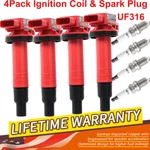 4X Ignition Coils + Spark Plug Oem For Toyota Yaris Echo Prius Scion Xa Xb UF316. Fixed Price $75.59.