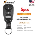 5 Xhorse XKHY20EN Wired Remote Key 3 Button Fit For Hyundai Vvdi Tool. Fixed Price $32.95.