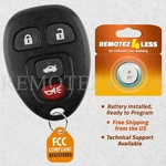 Replacement For Buick Chevy Pontiac Saturn Entry Keyless Remote Car Fob 4B. Fixed Price $9.95.