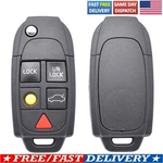 Auto Remote Flip Key Fob Shell Case Replacement For Volvo XC70 XC90 S80 S60 V70. Fixed Price $9.99.