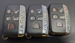 Lot Of 3 Oem Jaguar Smart Key Fob Remotes KOBJTF10A 4 Buttons. Fixed Price $49.50.