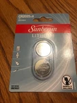 Sunbeam CR2025 Lithium 3V Coin Type Batteries 1 Pkg (2)-NEW-SHIPS 24 Hrs. Fixed Price $7.88.