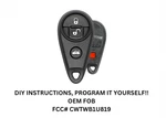 Diy Oem 2010-2014 Subaru Keyless Remote Entry CWTWB1U819, Program Yourself!!. Fixed Price $15.59.