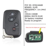 Smart For Lexus 2007 2008 ES350 Virgin Prox Remote Keyless Fob HYQ14AAB 0140. Fixed Price $45.50.