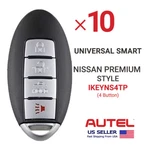 10 Autel Universal Smart Premium Style Button IKEYNS4TP. Fixed Price $220.75.