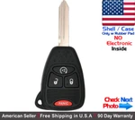 1X New Replacement Keyless Remote Fob For Chrysler Dodge Jeep Shell / Case. Fixed Price $14.95.