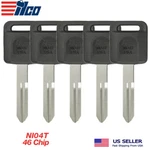 5X Ilco Transponder Key For Nissan/infiniti NI04T Philips 46 Chip. Fixed Price $44.95.