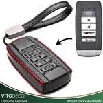 Vitodeco Leather 5-BUTTON Smart Key Fob Case For Acura Rdx, Mdx, Ilx, Tlx. Fixed Price $15.99.