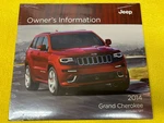 2014 Jeep Grand Cherokee Owner's Information Third Edition Dvd 14WK741-426-AA. Fixed Price $11.73.