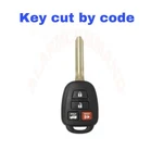Key Cut By Code Service: Remote For 2012 - 2014 Toyota Camry HYQ12BDM G Chip. Fixed Price $144.00.
