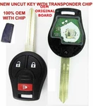 Nissan Cube Rogue 3 Button Remote New Uncut Blank Key Chip Oem CWTWB1U751. Fixed Price $19.99.