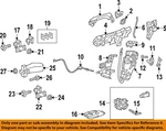 Mercedes Oem 21-25 CLA35 Amg Front Door Lock Hardware-transmitter 17790535089999. Fixed Price $593.60.