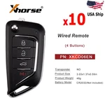 10 Xhorse XKCD06EN For Cadillac Universal Remote Key 4 Button Vvdi Tool. Fixed Price $44.95.