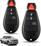 2PCS Key Fobik Replacement Fit For Dodge Ram 1500 With CHIPS-2, Black. Fixed Price $32.28.
