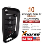 10X Xhorse Universal Wire Remote Key For Cadillac Style Flip 4 Buttons XKCD06EN. Fixed Price $44.95.