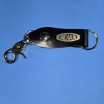 2002 Oem Gilroy Indian Motorcycle Leather Key Fob New. Fixed Price $29.99.
