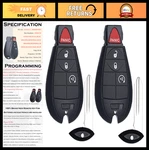 Keyless Remote Start Fob Replacement For Dodge Ram 1500 2500, Jeep, Chrysler. Fixed Price $39.99.