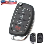 For Hyundai Santa Fe Sonata Tucson Elantra Remote Key Fob Shell Case 4 Button. Fixed Price $11.03.