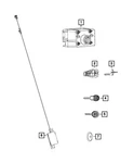 Genuine Mopar Integrated Key Fob Transmitter 56046639AG. Fixed Price $235.95.