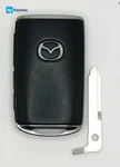 Single Oem Mazda Smartkey Remote Transmitter Four Button Used Uncut WAZSKE11D01. Fixed Price $24.99.