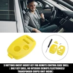 3 Buttons Keyless Entry Remote Fob Shell Case Kit For Honda Cr-v Yellow. Fixed Price $11.56.