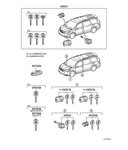 Genuine Toyota Sienna Keyless Entry Transmitter 89742-AE051. Fixed Price $84.94.