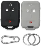 Click&fit Silicone Key Fob Covers Compatible With Size, Black, Grey. Fixed Price $13.29.