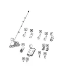 Genuine Mopar 2019-2023 Chrysler 300 Integrated Key Fob Transmitter 68394190AA. Fixed Price $123.92.