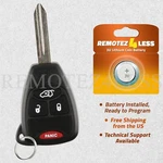 Replacement For 2005 2006 2007 Jeep Liberty Keyless Remote Car Fob 4BTN. Fixed Price $9.95.