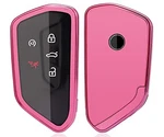Horande Soft Tpu Protector Key Fob Cover Case Fit For Vw ID4 MK8 Golf Gti Pink. Fixed Price $27.99.
