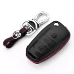 Genuine Leather Key Fob Cover For Audi A1 A3 A4 A6 A8 Quattro Q2 Q3 Q7 R8 RS3.... Fixed Price $25.02.
