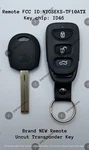 New! Kia Optima Keyless Remote Fob NYOSEKS-TF10ATX & Transponder Chip ID46. Fixed Price $34.99.