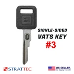 Gm Single Sided Vats Key Strattec 595513 #3. Fixed Price $13.95.