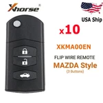 10X Xhorse XKMA00EN Universal Remote Key For Mazda 3 Buttons Vvdi Tool. Fixed Price $36.95.