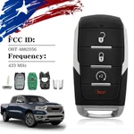 4BTN Smart Remote Key Fob For Dodge Ram 1500 2019 2010 2024 OHT-4882056 68442907. Fixed Price $28.35.