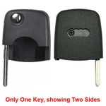 Remote Head Flip Key Case Shell Compatible With Audi Round Non Chip HU66. Fixed Price $9.10.