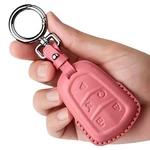 For Cadillac Leather Fob Cover With Keychain Case Shell 3.... Fixed Price $31.27.