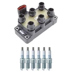 Denso Ignition Coil Ngk Platinum Spark Plugs Kit For Cougar Mustang Taurus V6. Fixed Price $182.95.